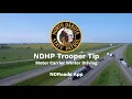 NDHP Trooper Tip CMV Drivers Encouraged to Use the ND Roads App for Safer Winter Travel