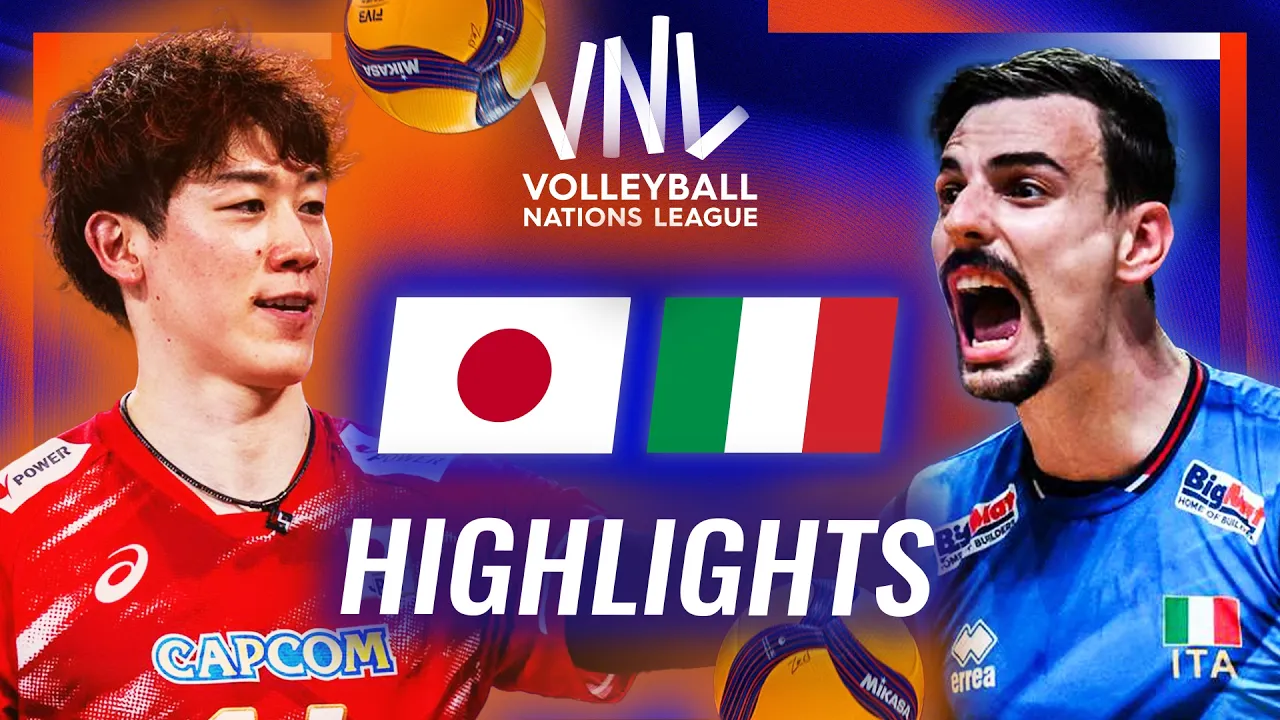 Japan 🇯🇵 vs. Italy 🇮🇹 - Highlights | Week 3 | Men's VNL 2026