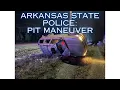 PIT Maneuver ejects passenger - Driver runs Arkansas State Police pursuit w TAHOE