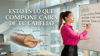 Esto es lo que compone cada hebra de tu cabello @bettylazcano  te lo explica.