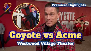 HIGHLIGHTS John Cena and Eric Bauza at the Coyote vs Acme LA Premiere!  🎬