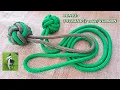 DIY Dog Toy out of Rope - 2 Strand Celtic Button Knot with Handle