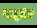 DevOps SysAdmins Apache Reverse proxy the whole domain