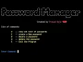 CS50P - Final Project Password Manager