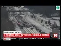 I-77 N reopens after 23-vehicle crash in Summit County