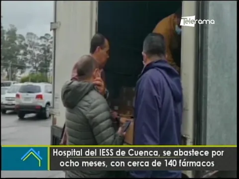 Hospital del IESS de Cuenca, se abastece por ocho meses, con cerca de 140 fármacos