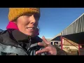 Frozen up, case can’t cope tractor rolls backwards into trailer.