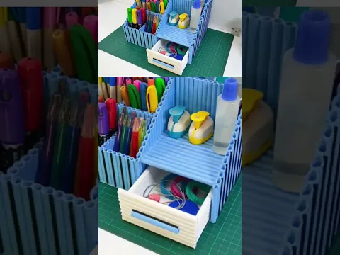 👆Paper Desk Organizer #diy