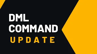 UPDATE rows in a table DML Commands Oracle SQL fundamentals
