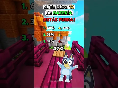 Adiviné tu nivel de batería?  #bluey #videoviral