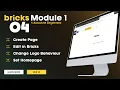Learn Bricks WordPress Edit in Bricks Logo Behaviour Total Beginners Tutorial 2026