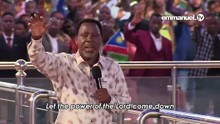 let the power of the lord come down tb joshua prayer