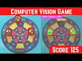 Computer Vision Game using OpenCV Python Velcro Dart Board