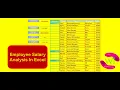 Employee Salary Analysis In Excel