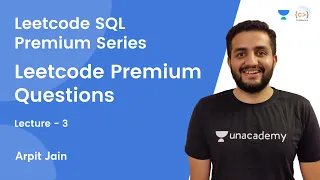 Leetcode Premium Questions L 3 Leetcode SQL Premium Series Arpit Jain