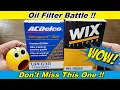 ACDelco Oil Filter UPF63R Cut Open vs Wix Oil Filter WL10255 Cut Open