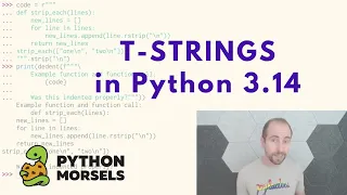 Python 3 14 s new T-Strings what s the big deal