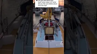 The smallest boat to non-stop sail around the world from an American Port