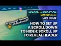 How to set up Scroll to header in any website Oxygen Builder WordPress Tutorial