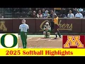 Oregon vs Minnesota Softball Game Highlights 4 13 2025