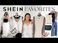 SHEIN FAVORITES HAUL 2025 - Top Rated Wardrobe Basics Summer Fall Outfit Ideas