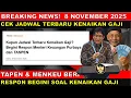 Download Lagu BREAKING NEWS! 8 NOVEMBER 2025 KAPAN JADWAL TERBARU KENAIKAN GAJI INI RESPON MENKEU DAN TASPEN