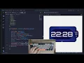 ASMR Programming - Digital Clock real-time Date and Clock using JavaScript