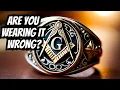 This will CHANGE the way you wear your Masonic Ring FOREVER
