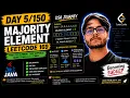 Day LeetCode 169 - Majority Element Java DSA Journey Becoming Sudeep