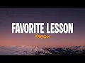 Favorite lesson - Yaeow (Lyric) ❤️ || Cover by RN.Light dreams