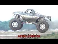 MEGA TRUCKS JUMPING AT MICHIGAN MUD JAM