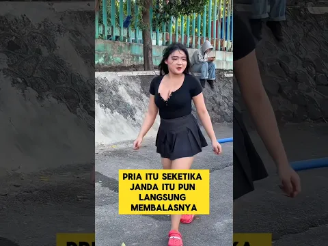 momen lucu ketika melihat seorang janda dikerjain ‼️‼️ #ngakak #lucu #kocak #janda #ketawa