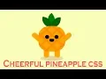 Cheerful Pineapple css animation effects cool css effects 2018