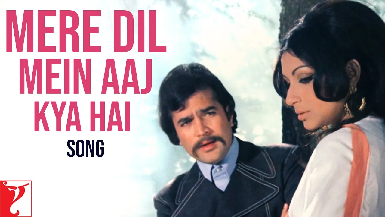 Mere Dil Mein Aaj Kya Hai Song | Daag | Rajesh Khanna, Sharmila | Kishore Kumar | Laxmikant-Pyarelal