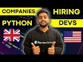 Companies Hiring Python DEVELOPERS salary UPTO 20 LPA