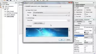 How to set a background image for a JFrame using Jlabel