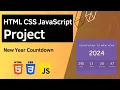 HTML CSS JavaScript Project - New Year Countdown