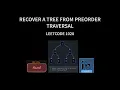 Recover a Tree From Preorder Traversal - Leetcode 1028 Using Preorder Traversal