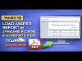 Part 19 Cafe Management System in Java Swing MySQL - Load Jasper Report in JFrame Generate PDF