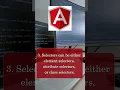 What is selector in angular