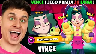 Testuję VINCE'A i Jego 20 LARW w Brawl Stars!
