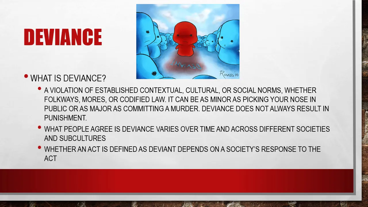 Deviance, Crime and Social Control, Chapter Seven