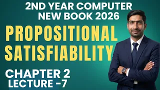 Propositional Satisfiability Explained 2nd Year Computer Science New Book Ch 2 Lec 7