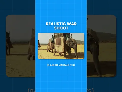 Real War Scene: 800 Artists, 500 Horses, 25 Elephants | Bajirao Mastani BTS