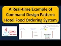 A Real-time Example of Command Design Pattern Hotel Food Ordering System