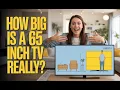 How Big Is a 65 Inch TV Really