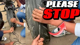 TYRE BLAST ek galti aur bada jhatka 💥 | Compact Inflator se bacha lo apni ride!”