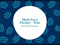 aimsweb Plus Math Facts Fluency Tens