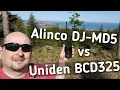 Real World Alinco DJ-MD5 DMR Vs Uniden BCD325P2 Scanner receive test in analog mode