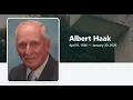 Funeral of Albert Haak - Luverne CRC
